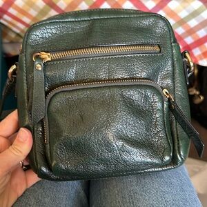 Banana Republic green cross body bag